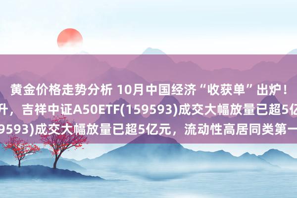 黄金价格走势分析 10月中国经济“收获单”出炉！主要经济处所昭彰回升，吉祥中证A50ETF(159593)成交大幅放量已超5亿元，流动性高居同类第一