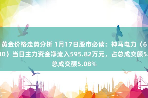 黄金价格走势分析 1月17日股市必读：神马电力（603530）当日主力资金净流入595.82万元，占总成交额5.08%