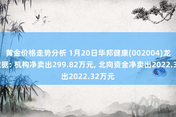 黄金价格走势分析 1月20日华邦健康(002004)龙虎榜数据: 机构净卖出299.82万元, 北向资金净卖出2022.32万元