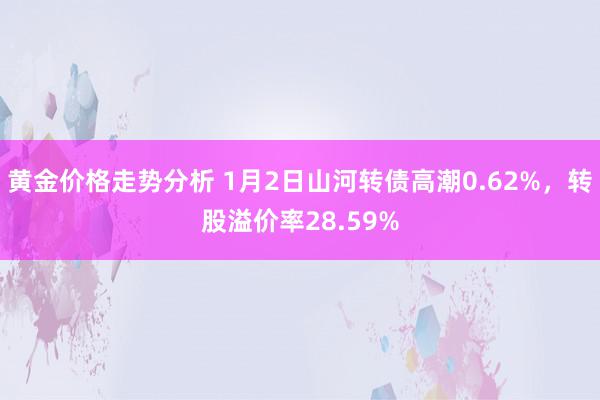 黄金价格走势分析 1月2日山河转债高潮0.62%，转股溢价率28.59%