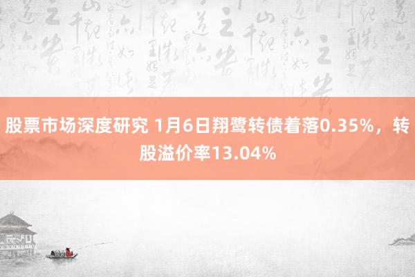 股票市场深度研究 1月6日翔鹭转债着落0.35%，转股溢价率13.04%