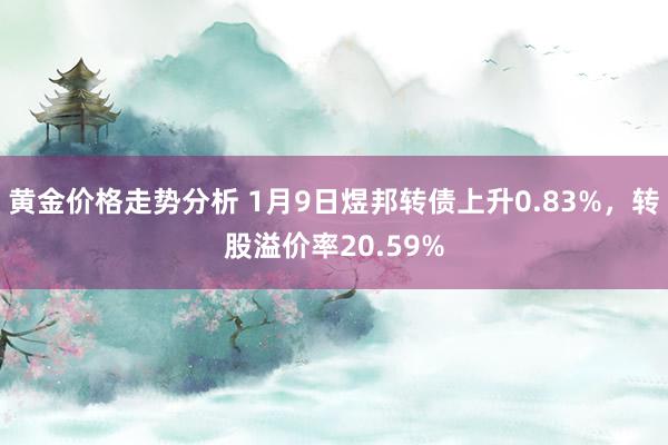 黄金价格走势分析 1月9日煜邦转债上升0.83%，转股溢价率20.59%